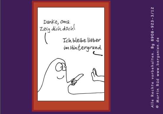 Worte an einen Berganien-Reisenden (Gedicht); Klicken Sie hier f&uuml;r n&auml;chsten Comic-Teil!
