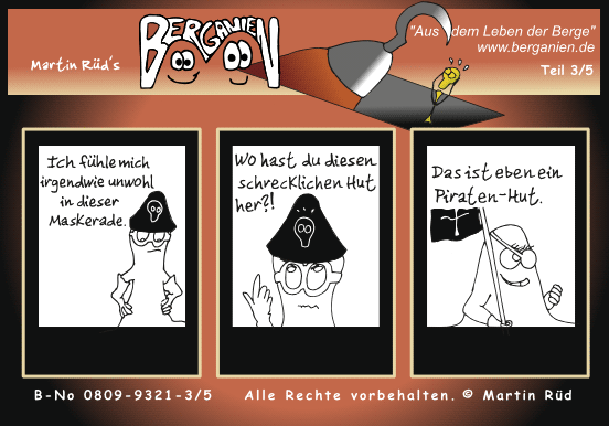 Femina-Piraten entern Witz; Klicken Sie hier f&uuml;r n&auml;chsten Comic-Teil!