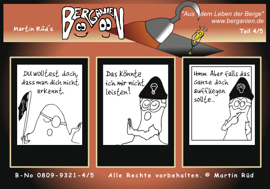 Femina-Piraten entern Witz; Klicken Sie hier f&uuml;r n&auml;chsten Comic-Teil!