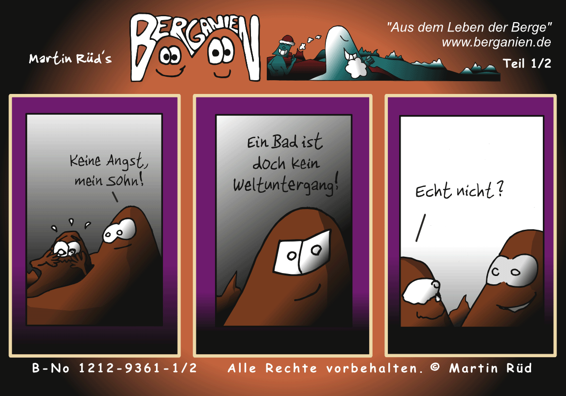 berganien-comic "Weltuntergang" - hier klicken f&uuml;r Fortsetzung!